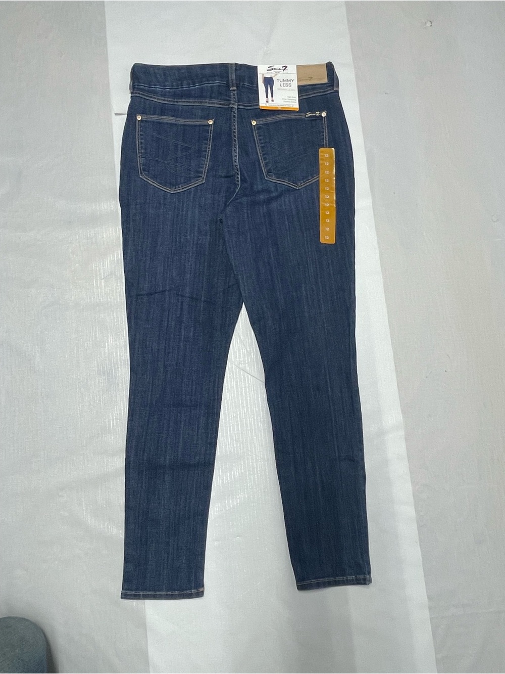 Seven7 Indigo Women's Skinny Jeans Sz:12 - Picture 2 of 6